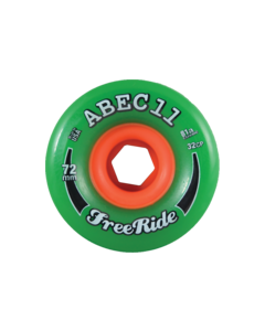 ABEC11 FREERIDE 72mm 81a GREEN/ORG