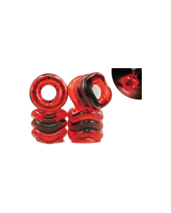 SHARK FIREFLY 60MM 78A TRANS.RED W/RED LIGHTS