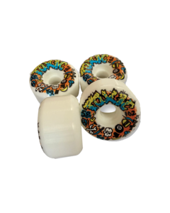TOXIC TEAM 58MM 102A WHITE SOLID