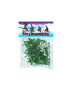TOY BOARDERS SNOW SERIES I FIGURES GREEN 24pc