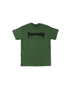 THRASHER SKATE MAG SS M-ARMY/BLK