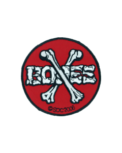 PWL/P CROSS BONES PATCH RED/BLK