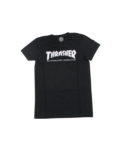 THRASHER MAG LOGO GIRLS SS M-BLACK