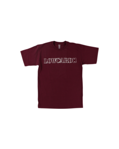 LOWCARD STANDARD LINE SS S-MAROON/WHT