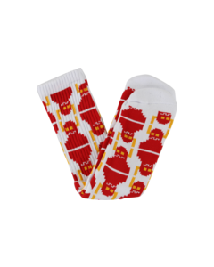 TM DIGI MONSTER CREW SOCKS WHITE 1pr