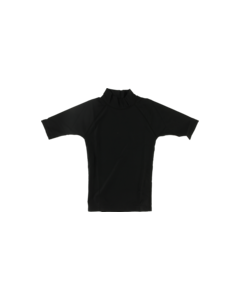 BLOCK SURF RASH GUARD / SHORT SLEEVE XS-BLACK