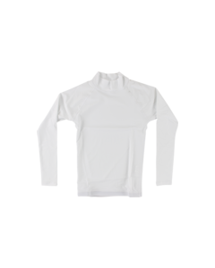 BLOCK SURF RASH GUARD / LONG SLEEVE M-WHITE