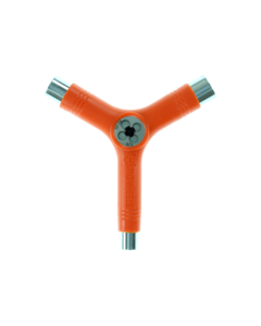 PIG SKATE TOOL-NEON ORANGE tri-socket/threader