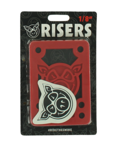 PIG PILES 1/8" HARD RISERS RED single set