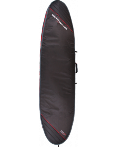 O&E AIRCON LONGBOARD COVER 9'2" BK/RD/GREY