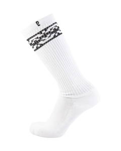 PSOCKADELIC KNEE HIGH 2 KNEE HIGH SOCKS WHT/BLK 1p