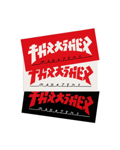 THRASHER GODZILLA RECTANGLE DECAL 2.5"x6" ASSORTED