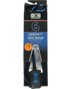 O&E ONE XT COLD WATER COMP LEASH 6' BLK/BLUE