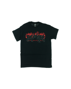 THRASHER CROWS SS M-BLACK/RED/GREY