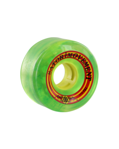 SATORI GOO BALL RASTA 62mm 78a CLEAR GREEN