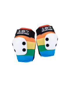 187 SLIM ELBOW PADS XL-RAINBOW