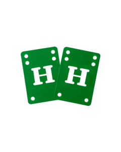 BLANK H-BLOCK RISER SET 2mm GREEN 2pcs