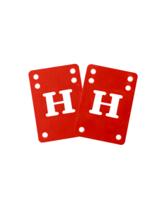 BLANK H-BLOCK RISER SET 2mm RED 2pcs