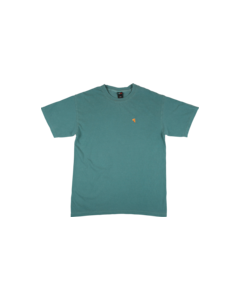 PIZZA EMOJI SS S-PIGMENT DYED EMERALD