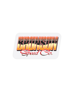 BRONSON CANT BE BEAT DECAL 3.5"X1.9"