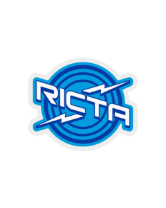 RICTA RINGS DECAL 3.25"X2.77" BLU/WHT