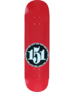 151 TEAM NUMBERS DECK-7.5 RED