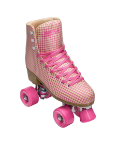 IMPALA SIDEWALK SKATES PINK/TARTAN-SIZE 5