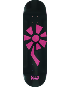 BLL FLOWER POWER DECK-8.25 BLACK/PINK VENEER