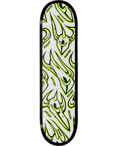 DST OVERPRINT DECK-8.25 WHT/LIME rhm