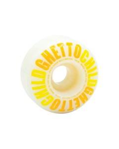 GHETTO CHILD CLASSIC LOGO 54MM WHT/YEL