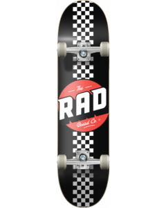 RAD CHECKER STRIPE COMPLETE-8.0 BLK/WHT