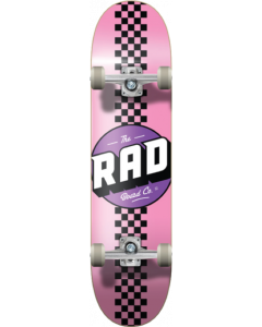 RAD CHECKER STRIPE COMPLETE-7.75 PINK/BLK