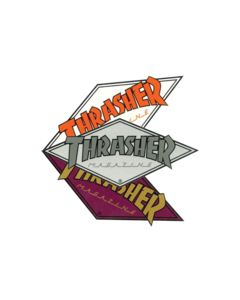 THRASHER DIAMOND DECAL ASSORTED 1pc