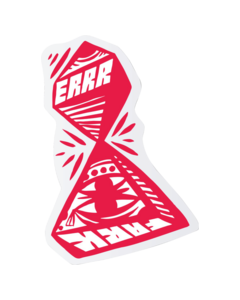 UMAVERSE ERRR FARK STICKER 6.75"