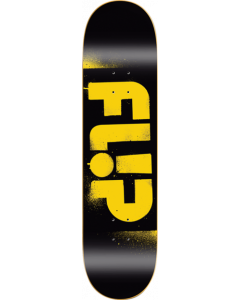 FLIP ODYSSEY STENCIL DECK-8.25 YELLOW