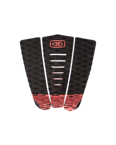 O&E SIMPLE JACK 3PC TAIL PAD BLACK/CORAL