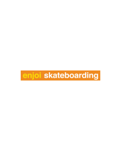 ENJOI SKATEBOARDING DECAL ORANGE single