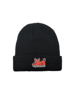 TM DEVIL CAT DOCK BEANIE BLACK