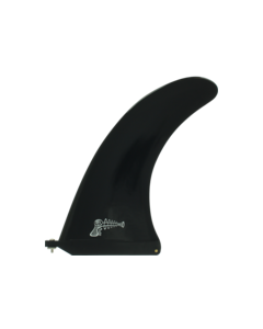 RAY GUN PLASTIC CENTER FIN 10" BLACK