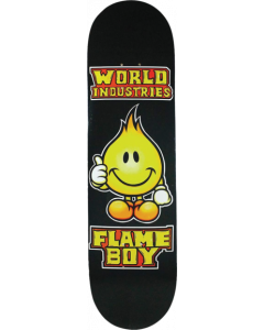 WI SOLID GOLD FLAME BOY DECK-8.1 BLACK