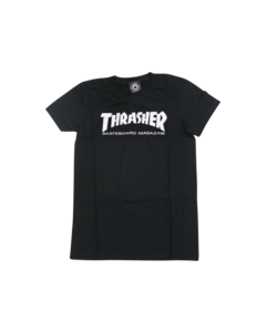 THRASHER MAG LOGO GIRLS SS XS-BLACK