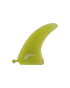 RAY GUN FIBERGLASS CENTER FIN 7.0" YELLOW