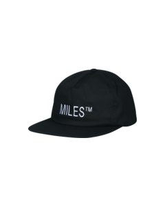 MILES LOGO HIT HAT ADJ-BLACK