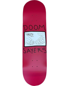 DOOM SAYERS SNAKE SHAKE DECK-9.0 BURGUNDY