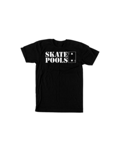 LOWCARD SKATE POOLS SS S-BLACK/WHT