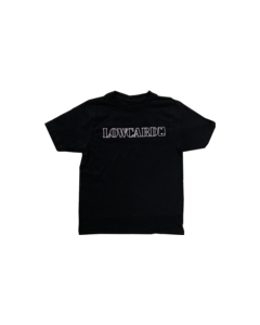 LOWCARD OUTLINE LOGO YTH SS S-BLACK