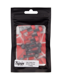 TRIPIN HARDWARE SET PH 1" RED HAIL-N