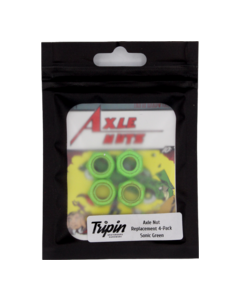 TRIPIN AXLE NUTS SONIC GREEN