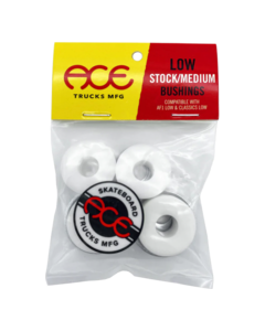 ACE LOW STD/STOCK BUSHINGS KIT 91a/86a WHITE 2pr