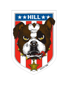 PWL/P HILL BULLDOG DECAL